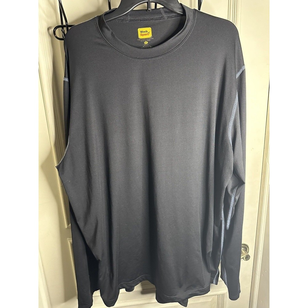 Work N Sport - 4XL - Lightweight Long Sleeve Shirt 100% Polyester ￼